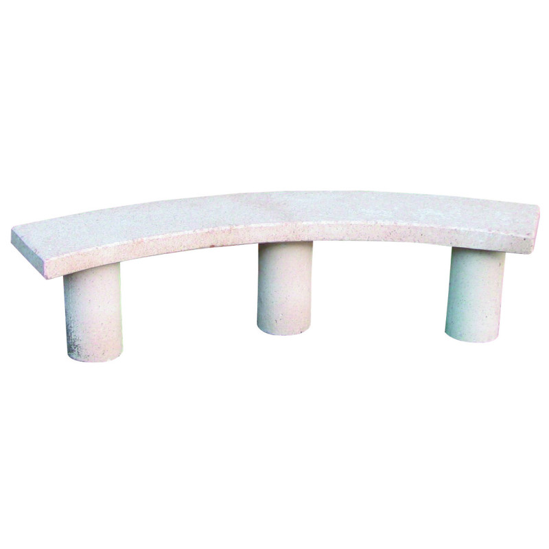 Banquette urbaine en béton COURBE direct urbain